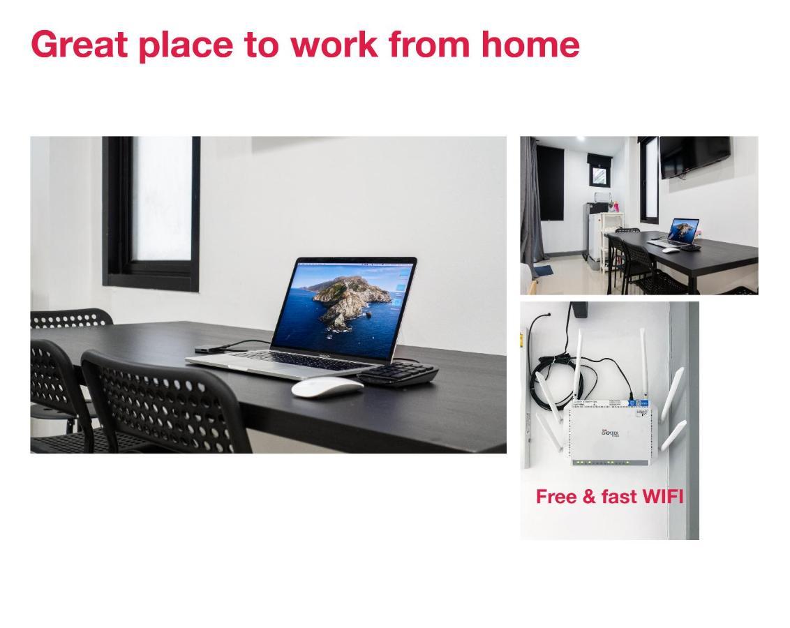 P1 Silom Pan Large Room Full Kitchen Wifi 4-6Pax Bangkok Extérieur photo
